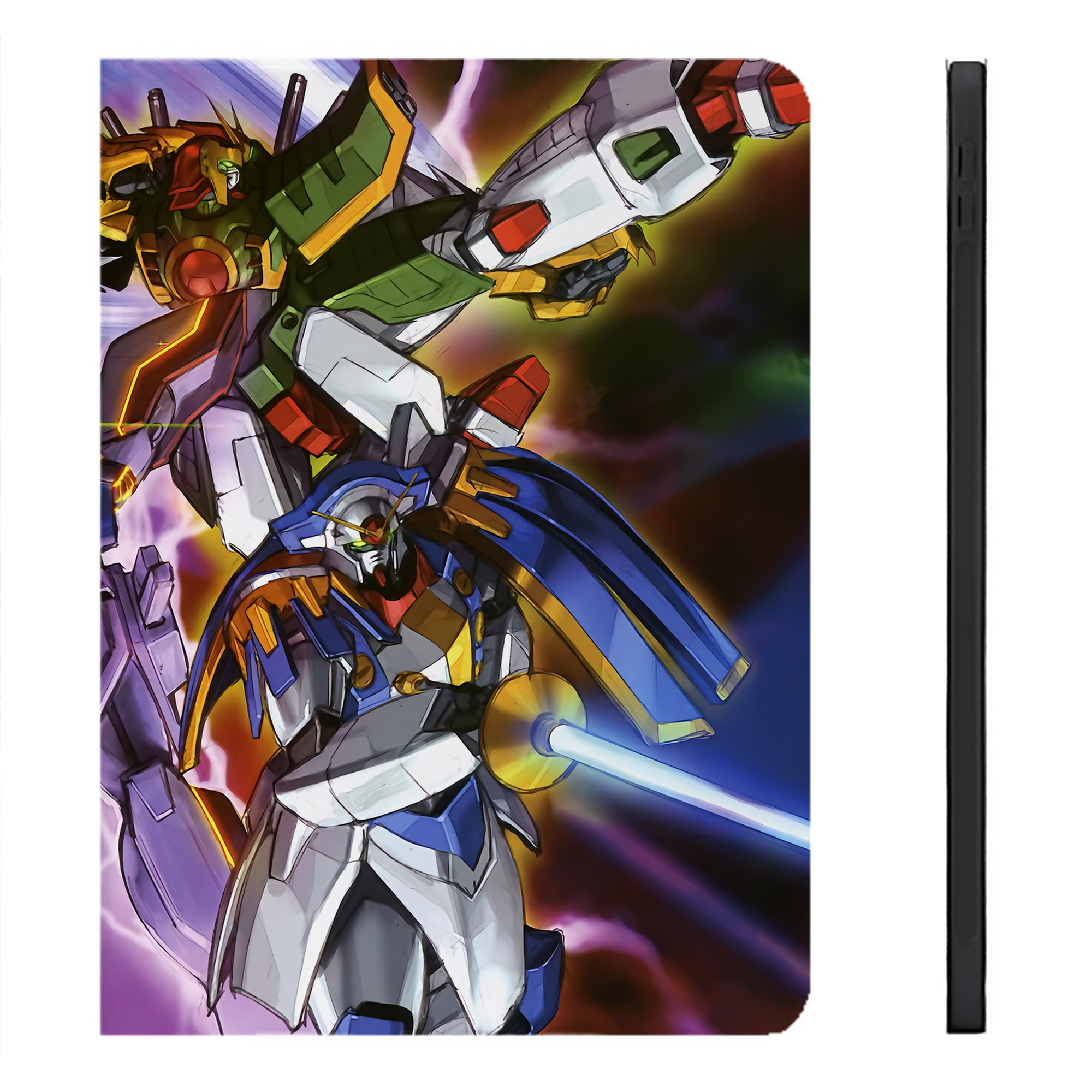 （画像用） 機動戦士ガンダム Mobile Suit Gundam IPadケース ペンホルダー付き ブックスタイルデザイン